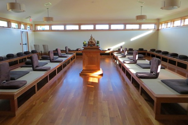 Zendo at the Vermont Zen Center