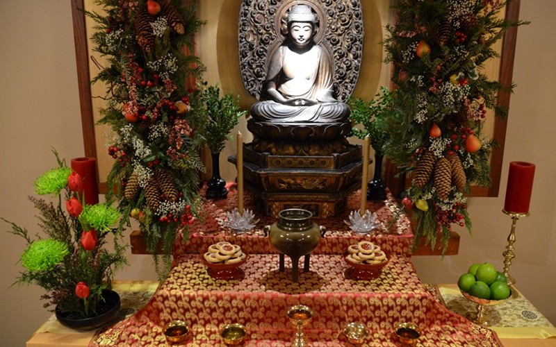 New Year's Altar
